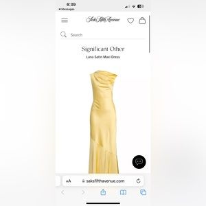 Significant Other Lana Satin Maxi Dress